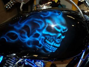 painting airbrush - Sarnia Motorcycles