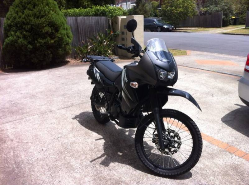 3000klms  Kawasaki KLR 650 - Brisbane Motorcycles