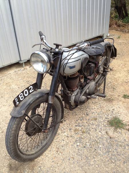 BSA M21 600cc side valve origonal condition - Adelaide Motorcycles