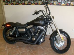 black Harley Davidson Street Bob - Saint John Motorcycles