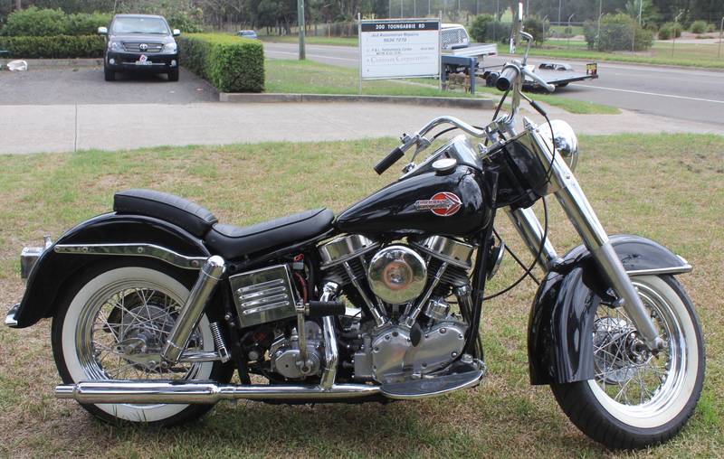 Black  Harley Davidson 1962  - Sydney Motorcycles