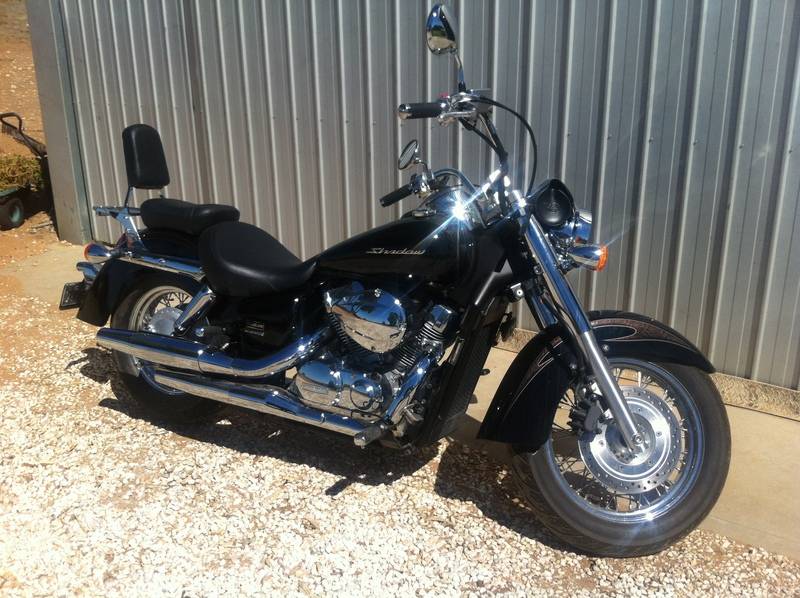 black Honda Shadow - Adelaide Motorcycles