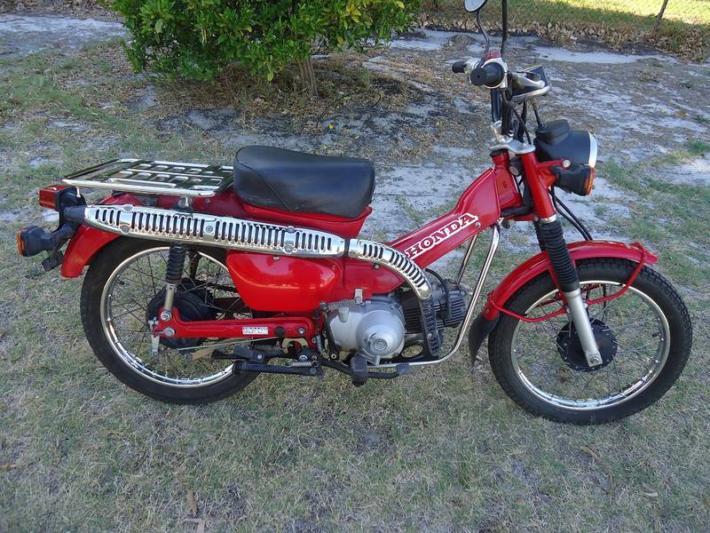 Red Honda Postie Bike in excellent condition - Perth Motorcycles