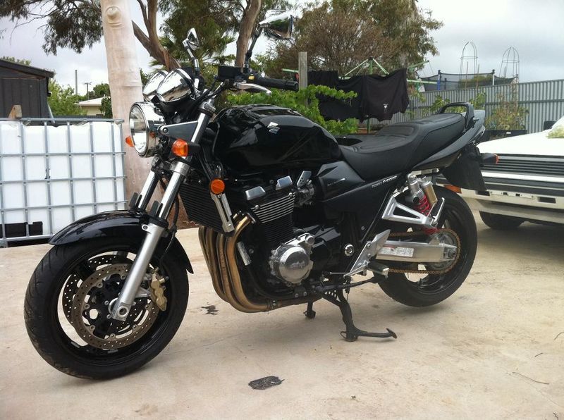 Black Suzuki gsx 1400cc - Adelaide Motorcycles