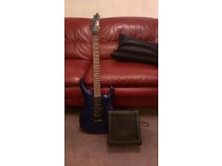 X-Cort electric guitar with 5W amp good - London Musical Instruments