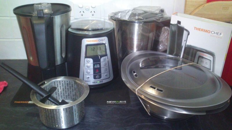 Thermochef - similar to Thermomix with extra jug & recipe cards - Sydney Home Appliances
