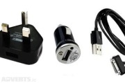 Black Mains Power Plug+Mini USB Car Charger+USB Data Sync Cable iPod iPhone iPad  - Dublin Electronics