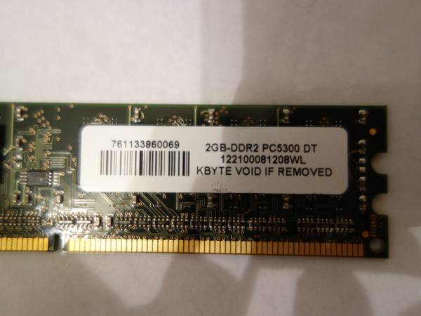 2GB-DDR2 Memory for PC  - New York Electronics