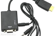 HDMI to VGA SVGA RGB Video Lead Cable Converter Adapter /FREE POST  - Dublin Electronics