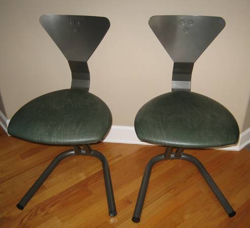 CHAIRS with FABRIC SEATS and TUBULAR FRAME - Chicago Furniture