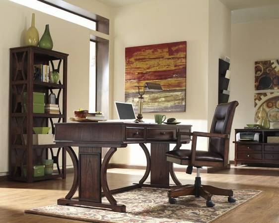 Ashley Devrik Home Office Set - Chicago Furniture
