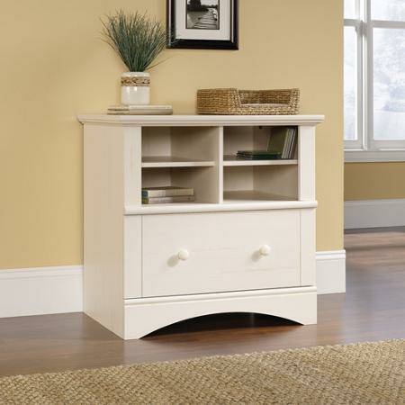 Sauder Harbor View Printer Stand and File Cabinet White - New  - Chicago Furniture