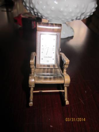 small rocking chair clock - Chicago Furniture