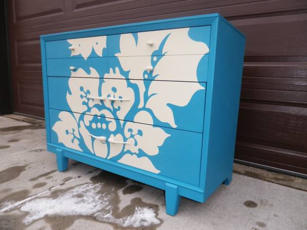 Unique Painted Dresser - Chicago Furniture