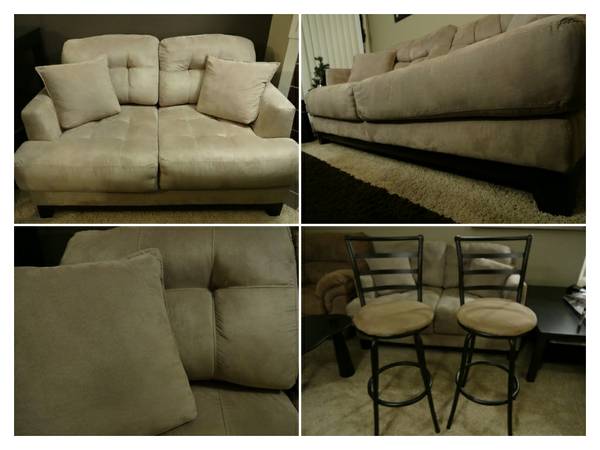 Couch Set, High Chairs, IKEA High Table - Chicago Furniture