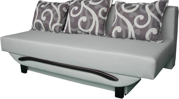 Contemporary sofa bed with coil spring mattress - Chicago Furniture