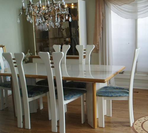 BEAUTIFUL DINING ROOM SET MODERN CONTEMPORARY FURNITURE - Chicago Furniture