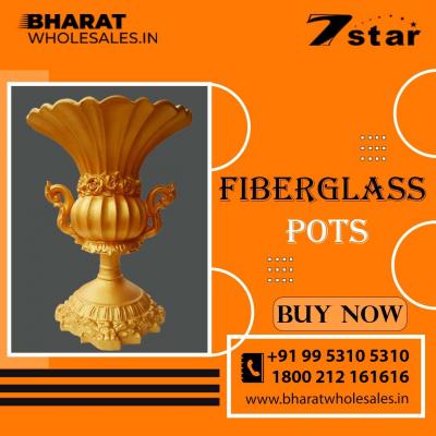 Buy Fiberglass Flower Pots for Decoration - Delhi Home & Garden