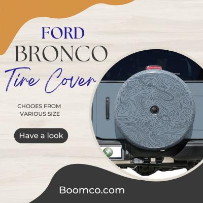 Shop Premium Ford Bronco Spare Tire Cover - Custom Jeep Tire Covers with Camera Hole - Columbus Other