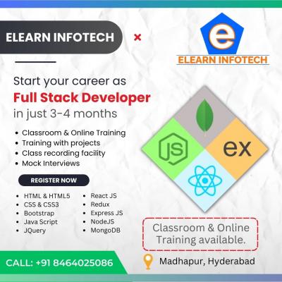 Full Stack Developer Course in Hyderabad - Hyderabad Tutoring, Lessons