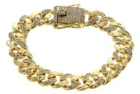 Full Stone Bracelet with Stones Lock - Los Angeles Jewellery