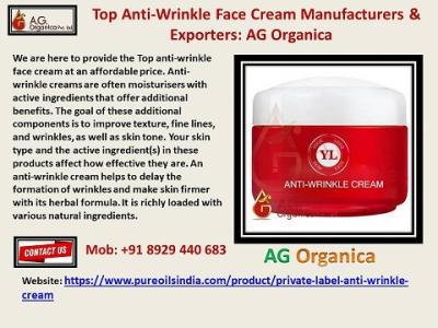 Top Anti-Wrinkle Face Cream Manufacturers & Exporters: AG Organica - Other Other