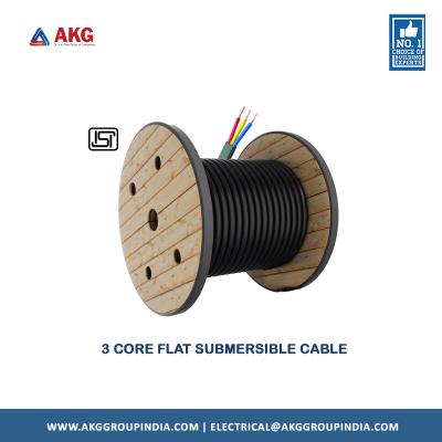 3 Core Flat Submersible Cable - AKG Group India - Other Other