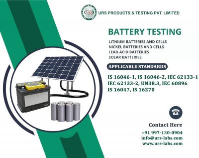 Solar Batteries and Cells Testing Labs in Mumbai - Mumbai Other