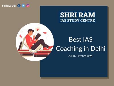 Best IAS Coaching in Delhi at Shri Ram IAS - Other Professional Services