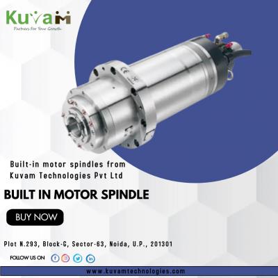 With a built-in motor spindle and a spindle motor for CNC, Kuvam Technologies Pvt Ltd - Ghaziabad Other