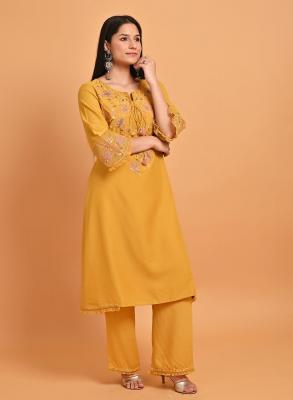 Shop Yellow Silk Co-ord Set For Women at Lakshita - Mumbai Clothing