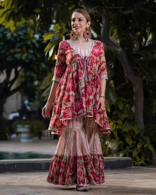 Buy Stylish Kurta Set with Jacket for Women Online - Delhi Clothing
