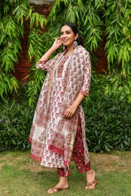 Shop the Finest Handblock Suits Sets at Jaipuri Adaah - Mumbai Clothing