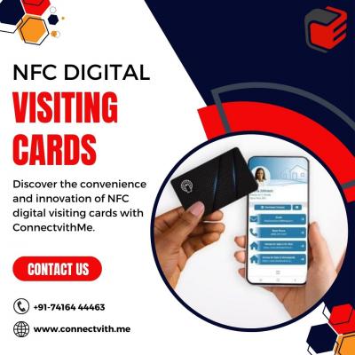 NFC digital visiting cards - Start Creating Today at ConnectvithMe - Hyderabad Other