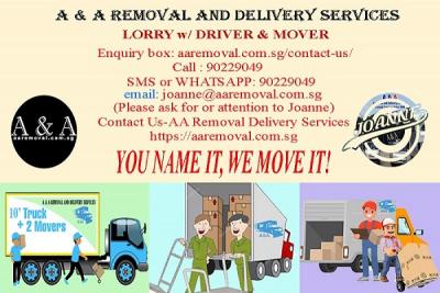 Lorry w/Driver & Trusted Mover for your Moving Services. - Singapore Region Other