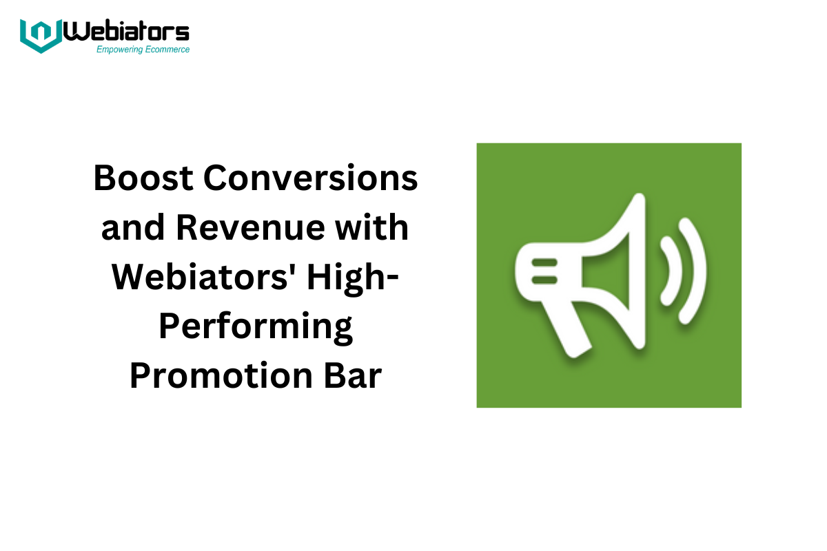 Boost Conversions and Revenue with Webiators' High-Performing Promotion Bar - Indore Other