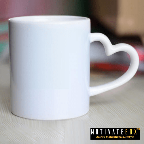 White Sublimation Mugs at best price in India - Motivatebox - Delhi Home Appliances