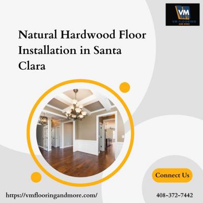 Natural Hardwood Floor Installation Santa Clara - Vmflooringandmore.com - New York Other