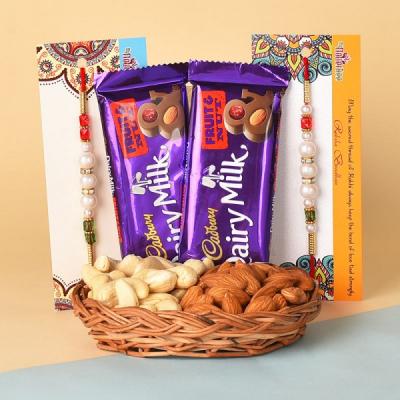 Order Best Rakhi with Chocolates from MyFlowerTree - Delhi Home & Garden