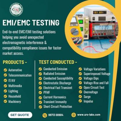 EMI and EMC Compliances Testing Lab in Noida - Other Other