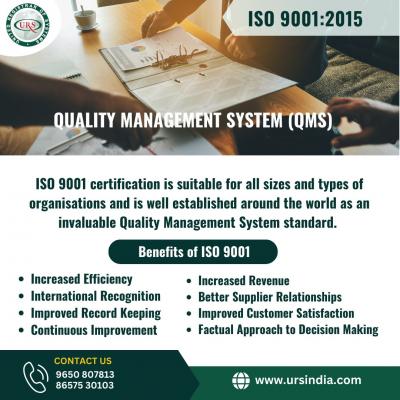 QMS Certification ISO 9001 in Salem - Other Other