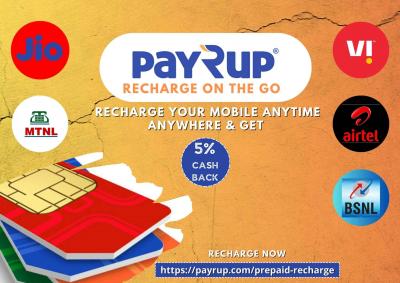 Recharge your mobile and stay connected in style | payRup - Bangalore Other