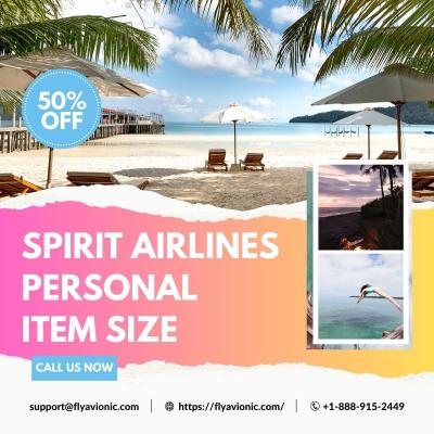 Spirit Airlines personal item size