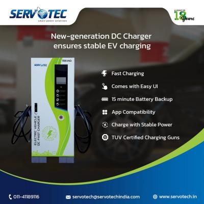 Servotech DC Fast Chargers For Electric Vehicles
