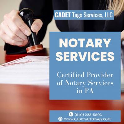 Get Professional Notary Services at Cadet Auto Tags