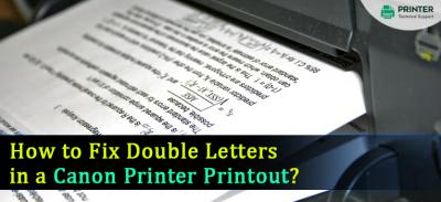 Double Letters in a Canon Printer Printout  - New York Other