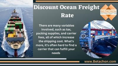 Unbeatable Discounts on Ocean Freight Rates with Betachon Freight Auditing!