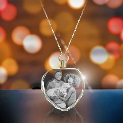 Discover the Beauty and Enchantment of 3D Photo Crystal Necklaces