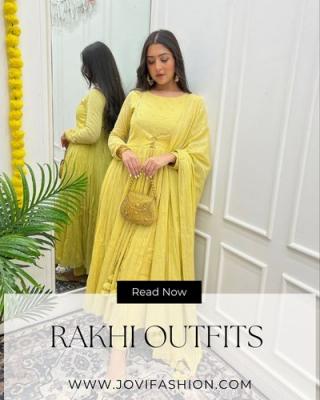 We are offering 20% off on all Rakhi outfits for sisters and women at JOVI Fashion.