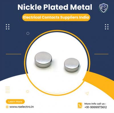 Nickle Plated Metal Electrical Contacts Suppliers India | Rs Electro Alloys - Delhi Electronics